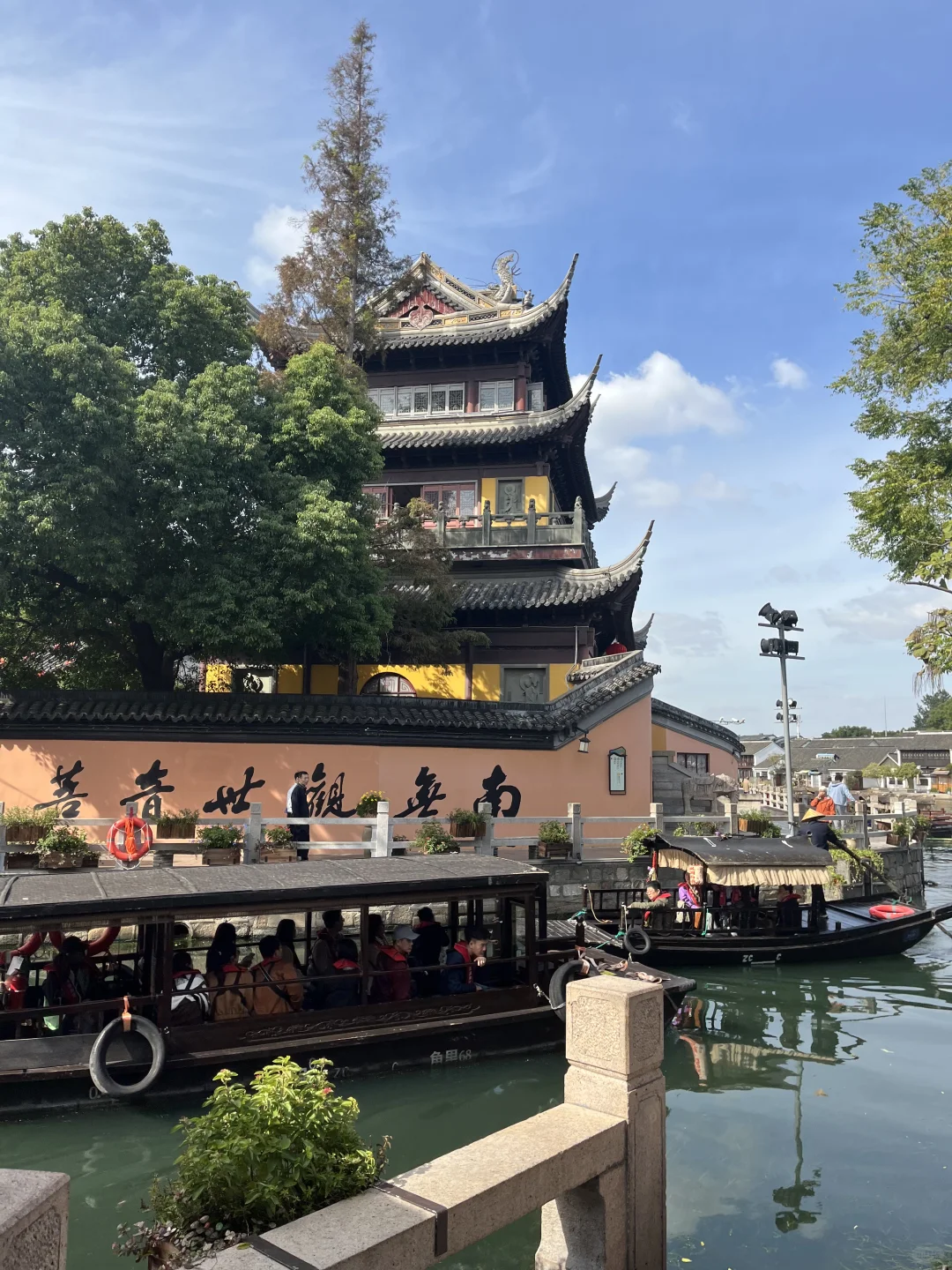 11月3日,在朱家角被桂花香腌入了味!