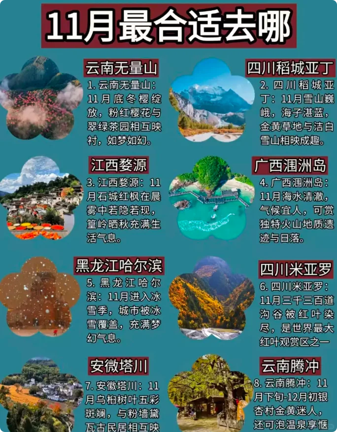 11月最适合去哪旅游