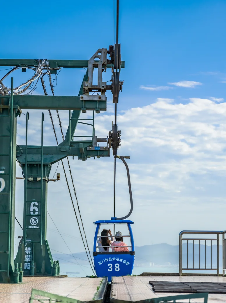 🔥厦门秋冬必坐的空中观景缆车！