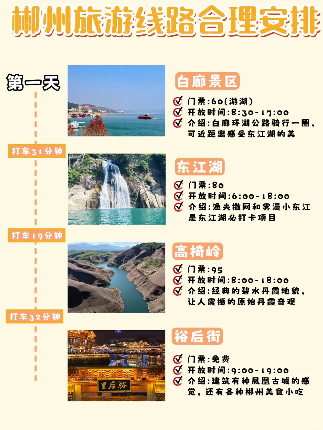 郴州3天2晚保姆级旅游攻略✨