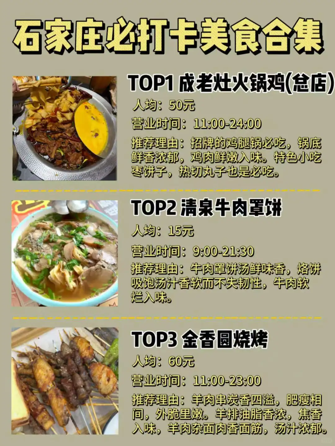 石家庄必打卡景点合集，3日路线美食推荐🉑️