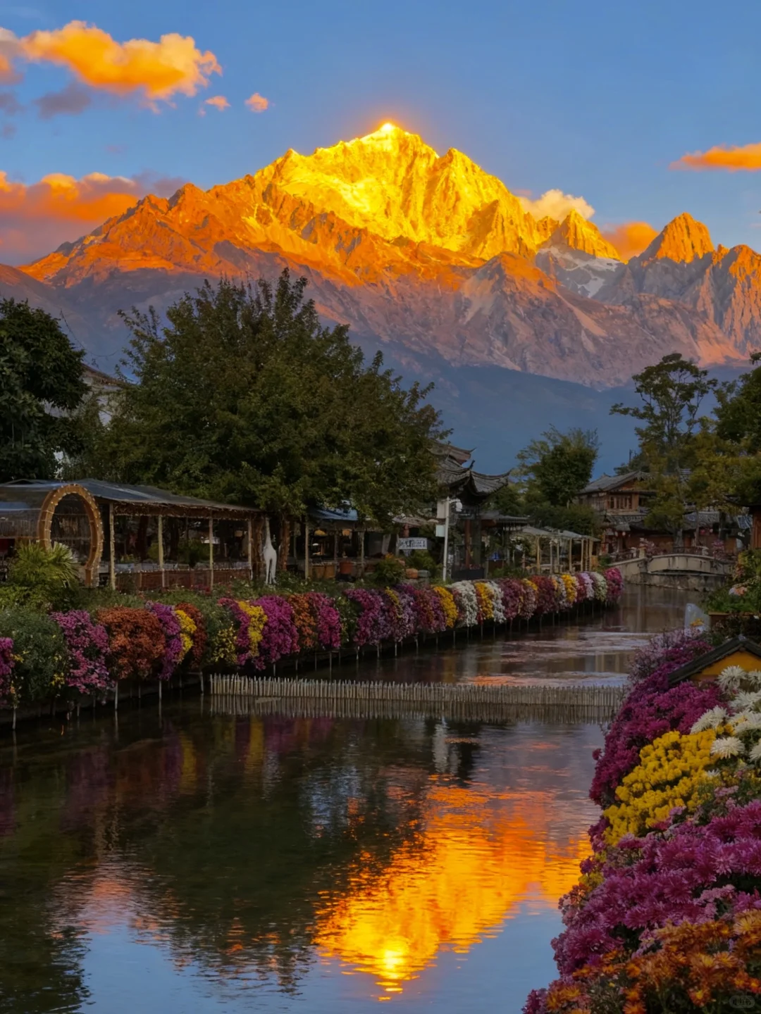10.25实拍丽江古城⛰️简直是美到失语💐！！！