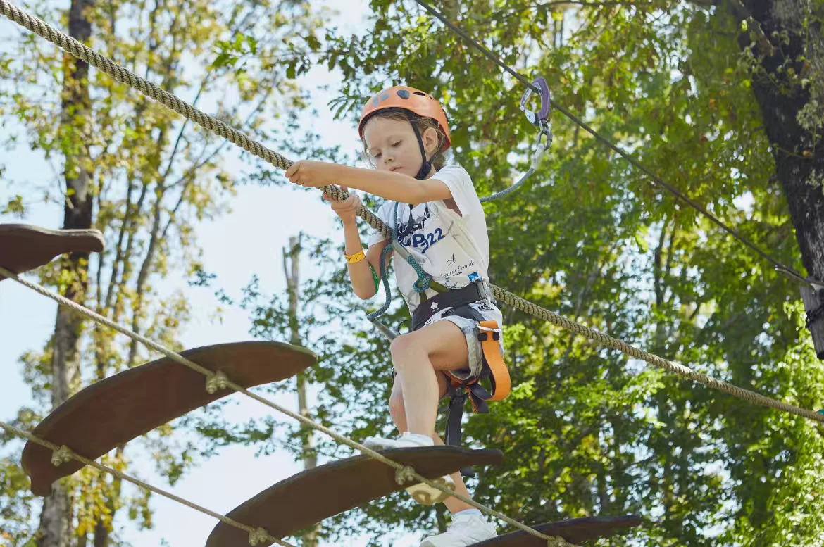 森林探险乐园是孩子户外成长的课堂