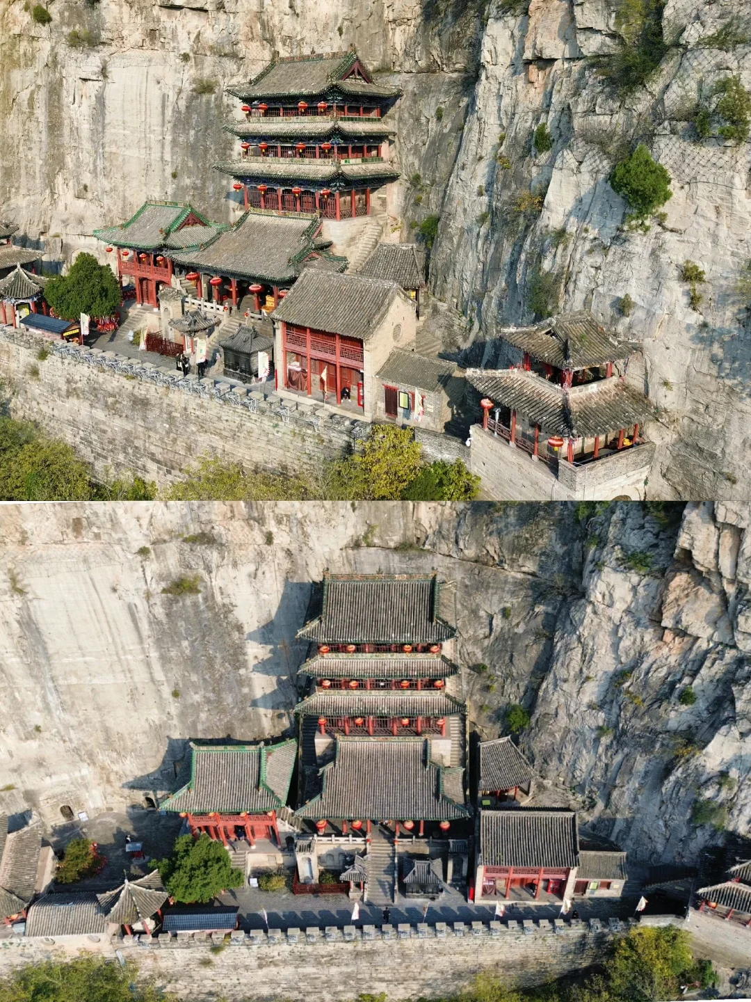 低调的5A景区——“活楼吊庙”娲皇宫