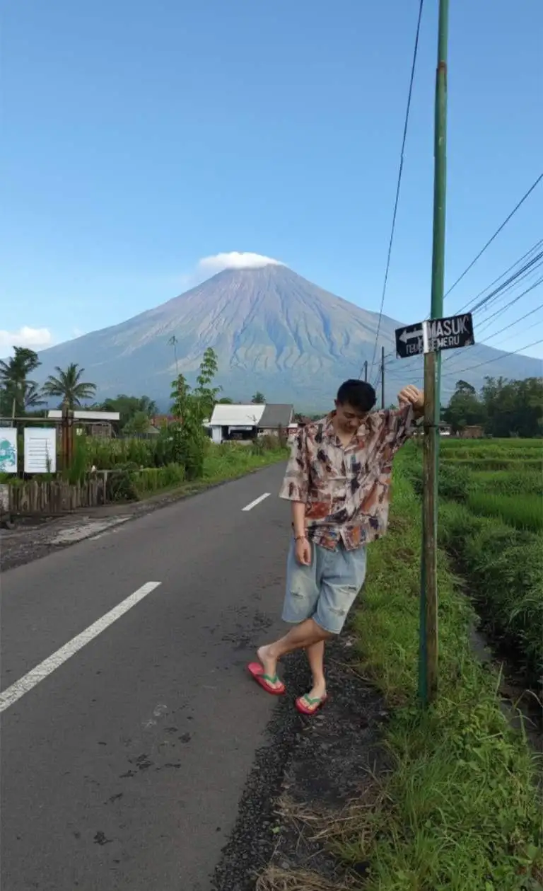 terrace semeru 11.12 cloudy