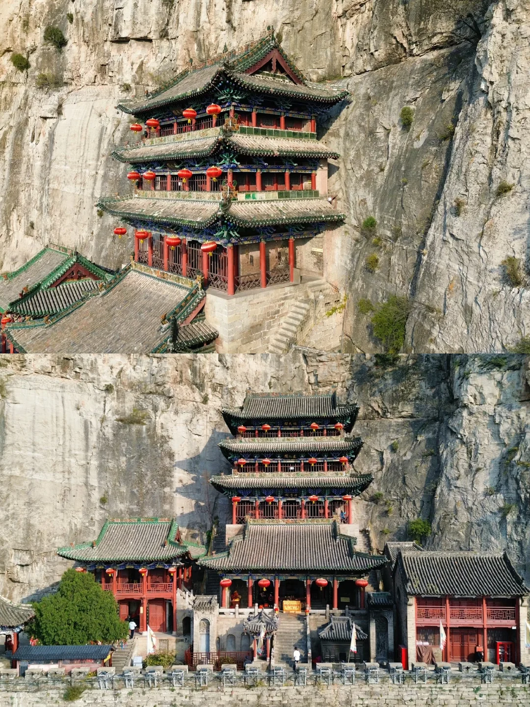 低调的5A景区——“活楼吊庙”娲皇宫