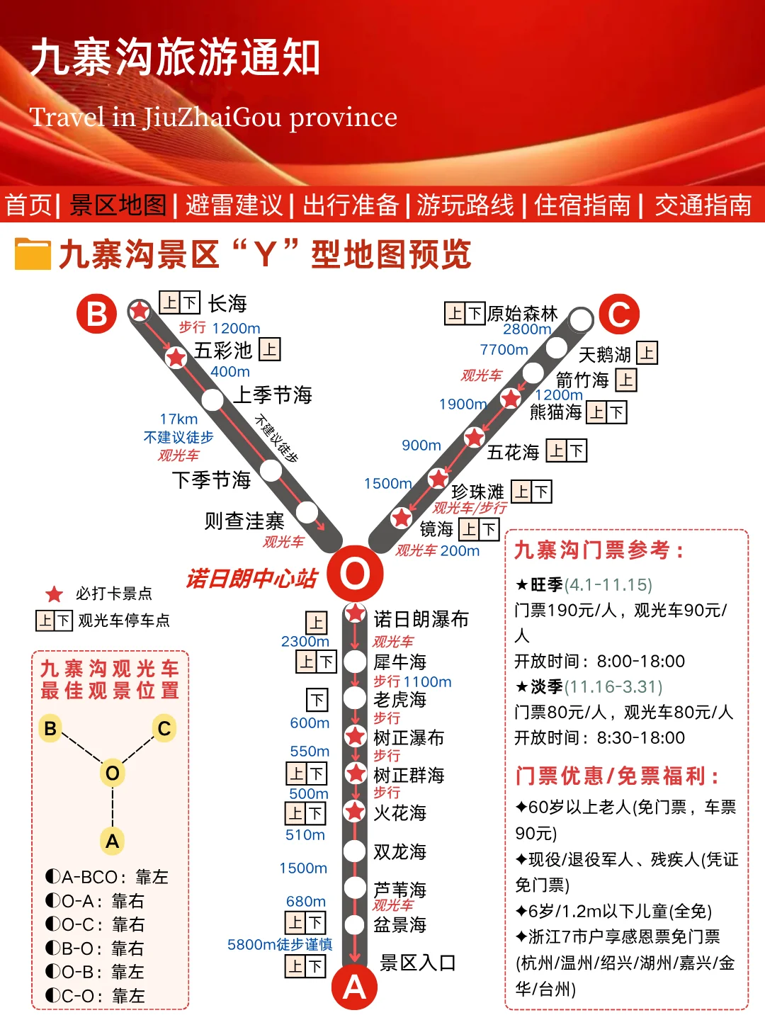 九寨沟刚发布的旅游通知👉还好提前刷到了