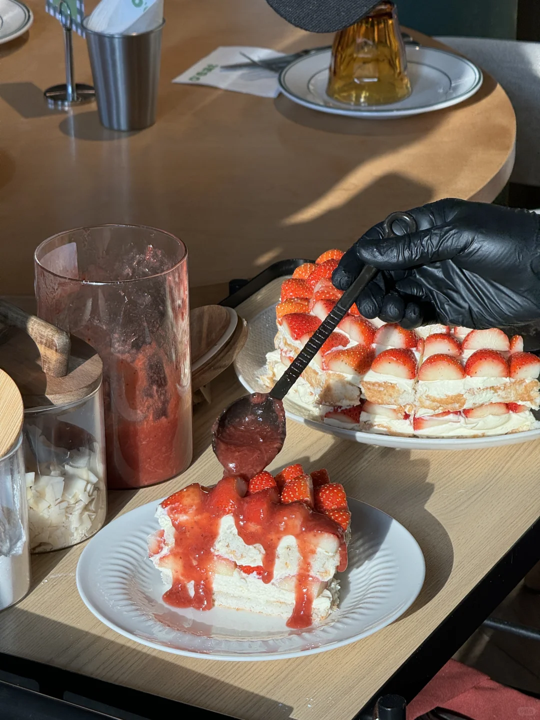 西安）入冬吃到坠美味的草莓小蛋糕˶ • × • ˶