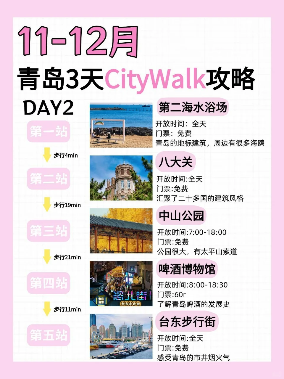 11-12月｜青岛3天citywalk旅游攻略🧳