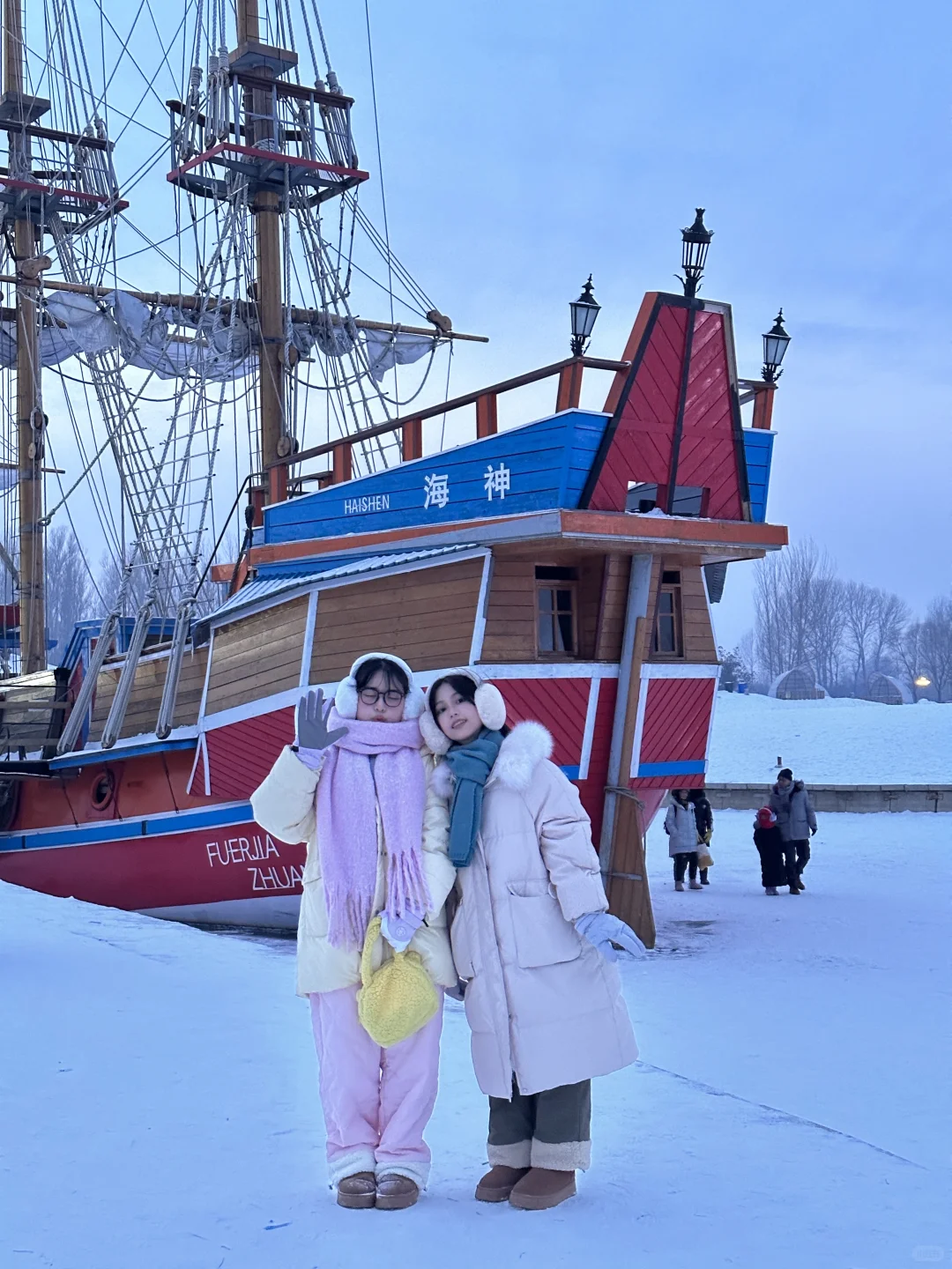 -30℃南方小土豆勇闯哈尔滨保暖穿搭