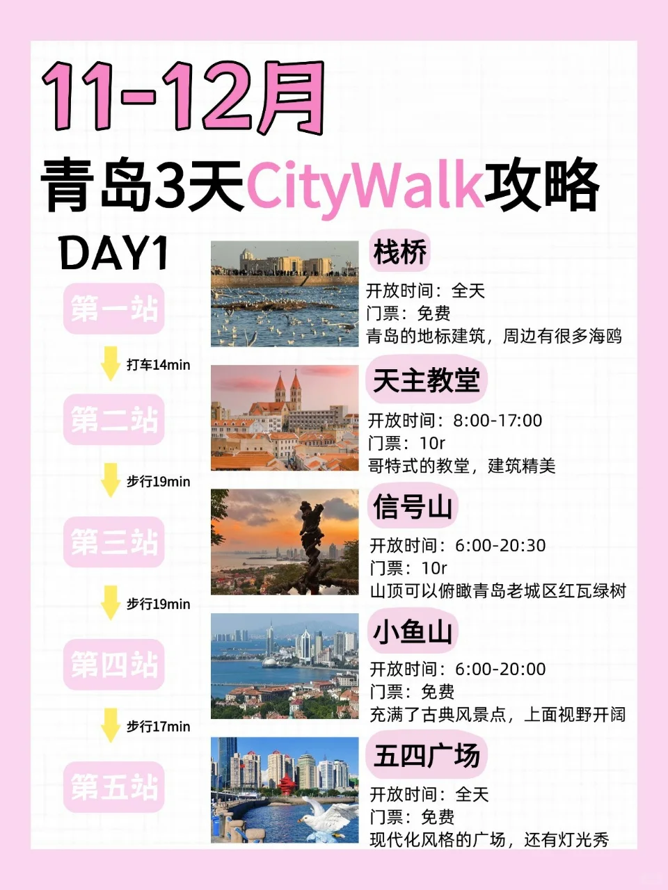 11-12月｜青岛3天citywalk旅游攻略🧳