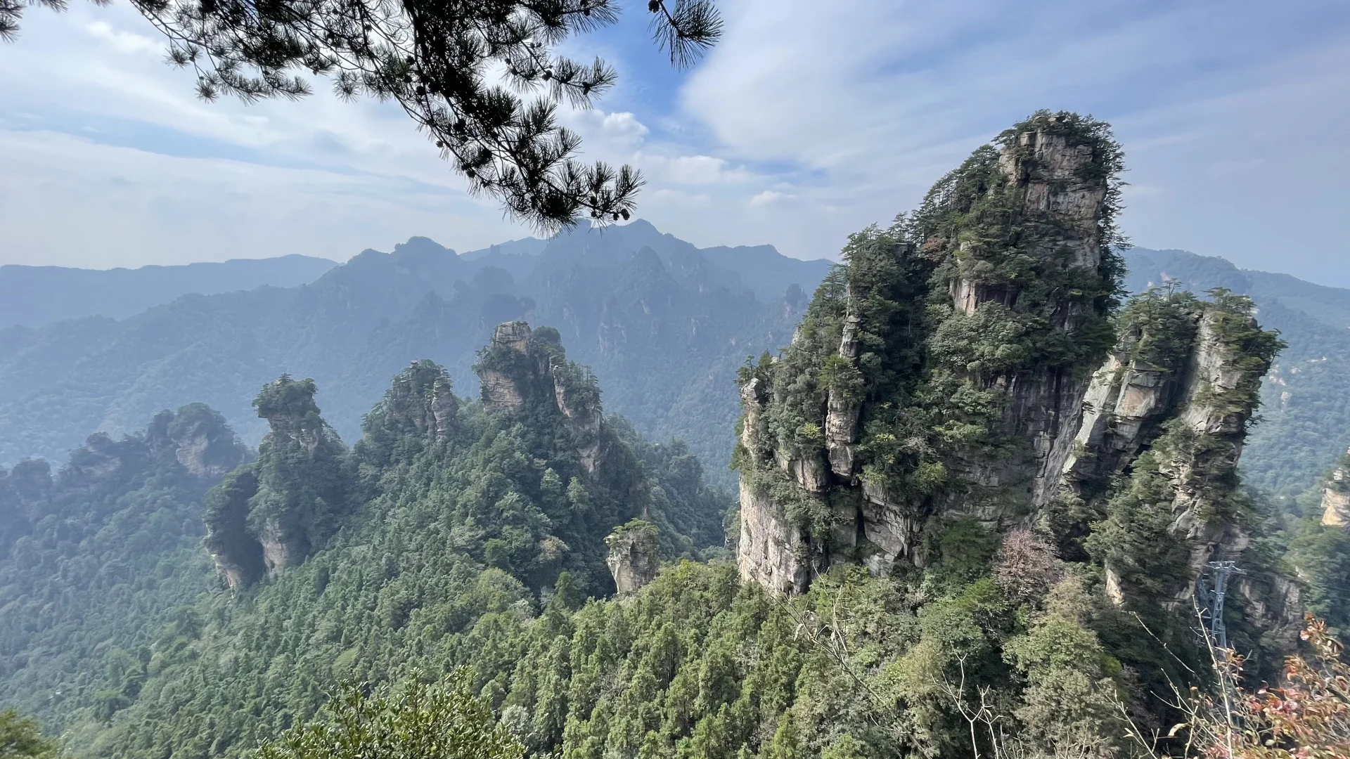 张家界国家森林公园的晴阴雨雾+攻略