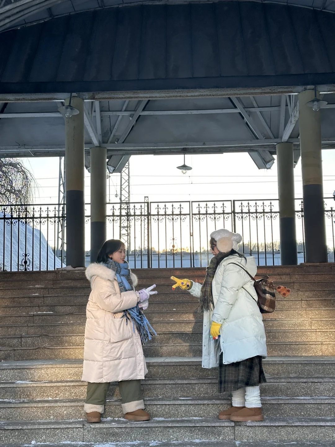 -30℃南方小土豆勇闯哈尔滨保暖穿搭