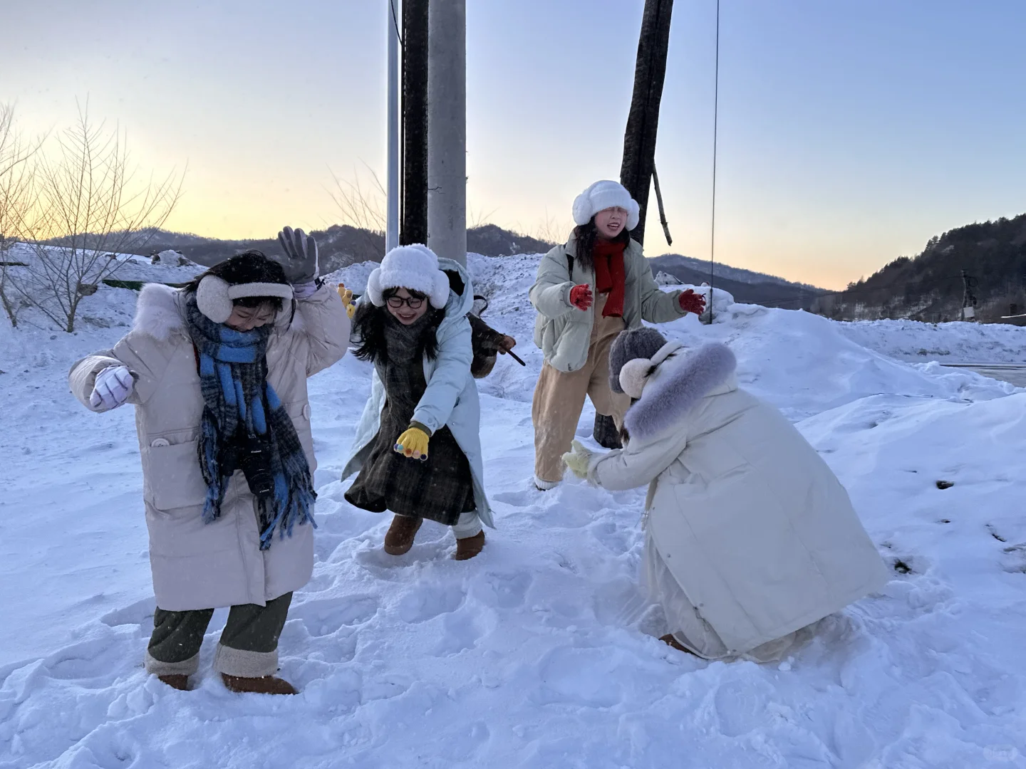 -30℃南方小土豆勇闯哈尔滨保暖穿搭