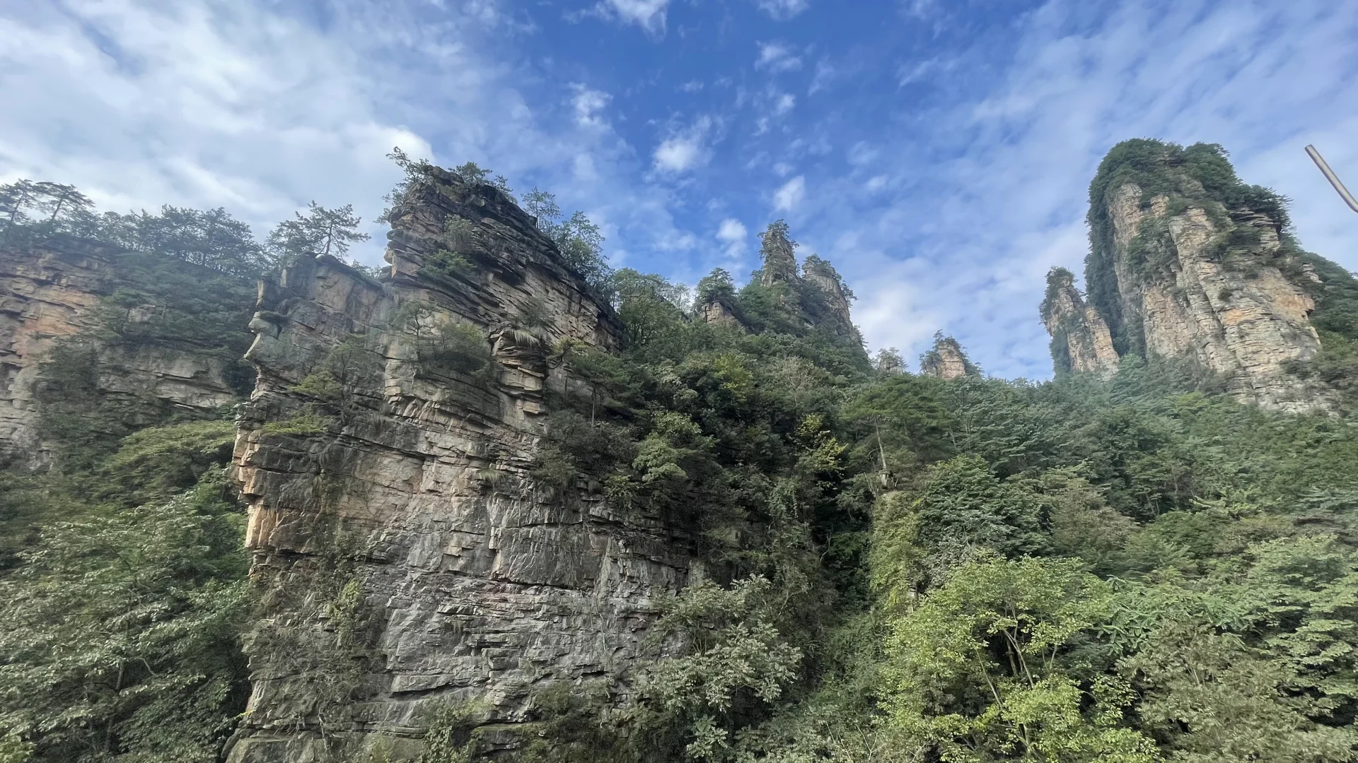 张家界国家森林公园的晴阴雨雾+攻略