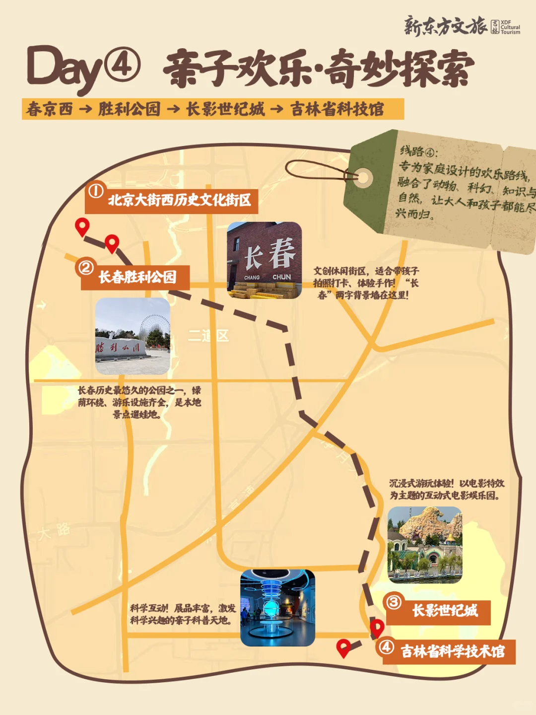 J人的长春旅行全景点图！附游玩攻略