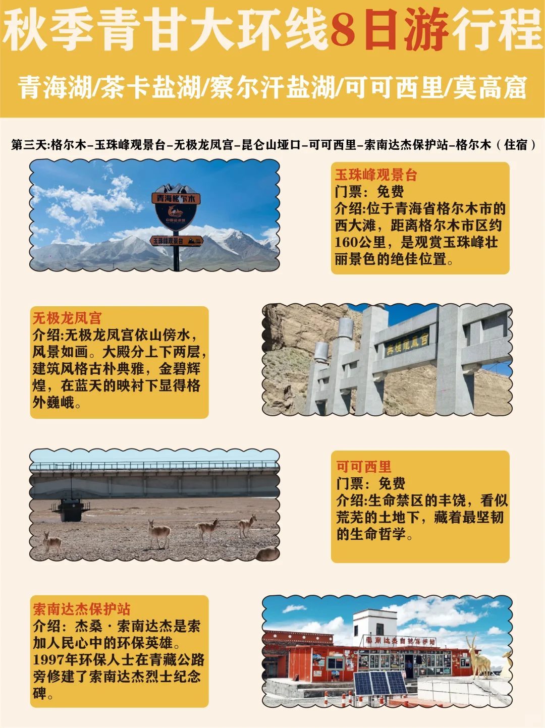 青甘大环线景点介绍丨纯玩小团丨包车丨拼车