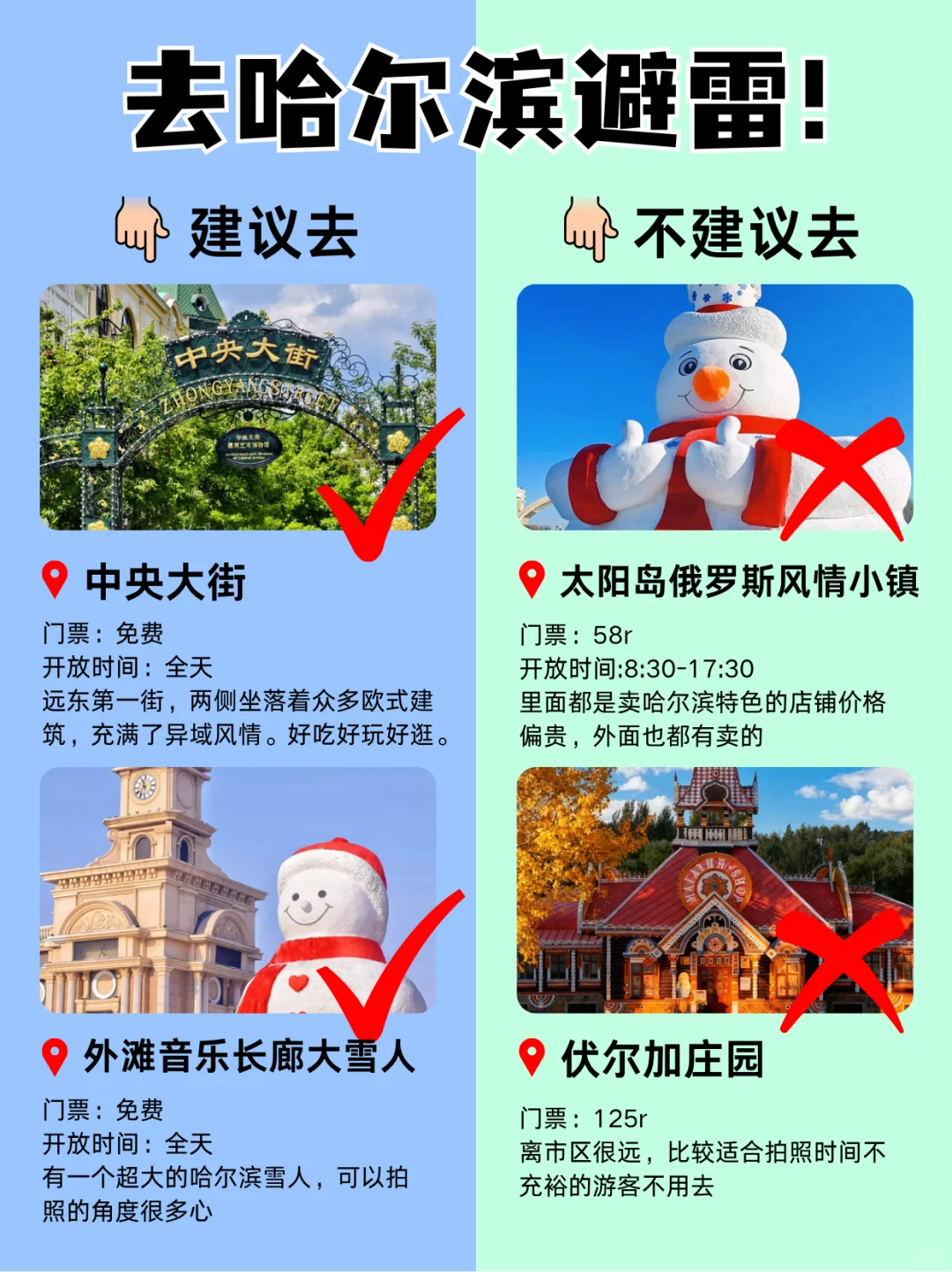首次去哈尔滨必看！景点避坑 + 伴手礼清单