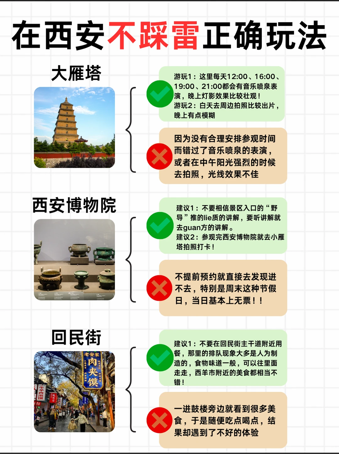西安景点保姆级攻略📝收藏这篇说走就走