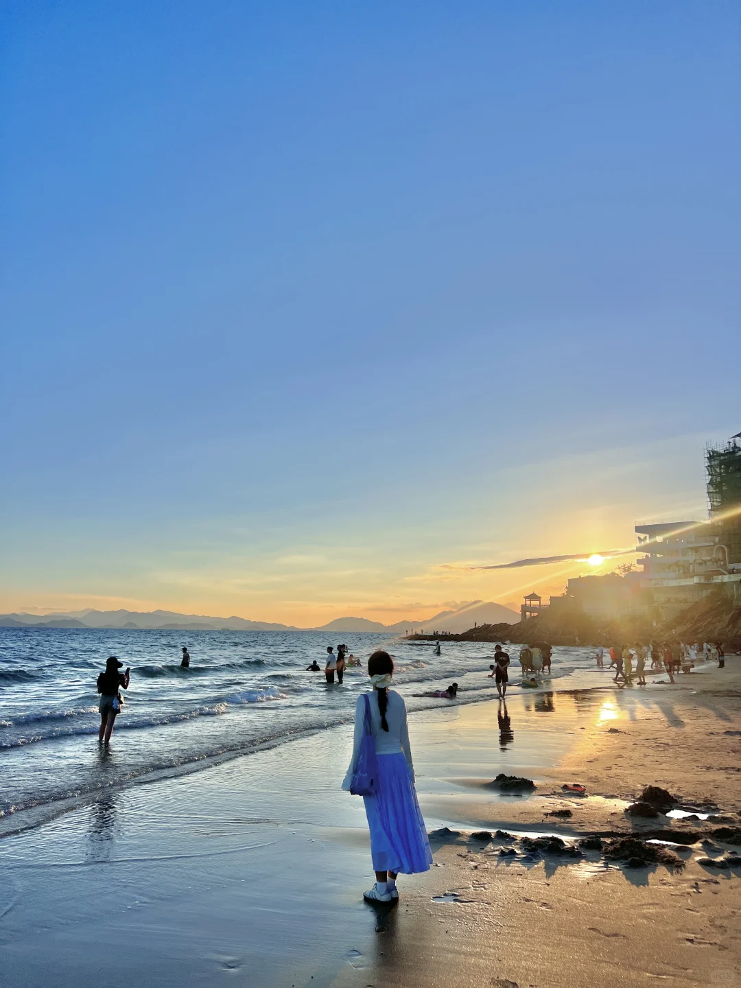 不在国外！在深圳！！270度悬崖日落海景（live）