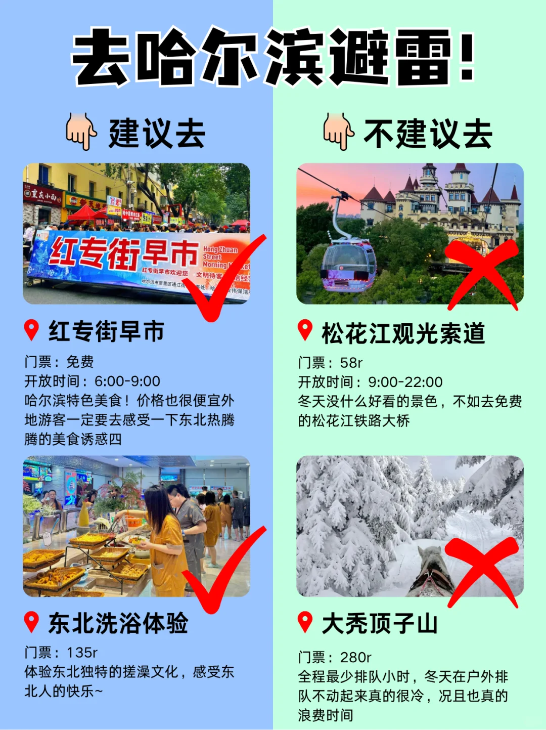 首次去哈尔滨必看！景点避坑 + 伴手礼清单