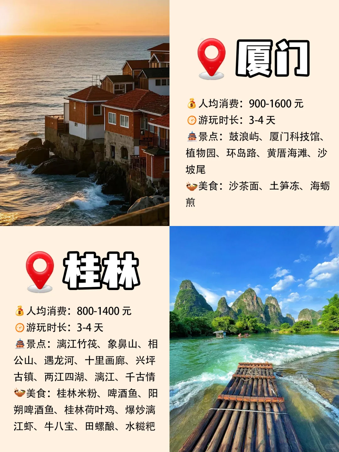 暑假亲子游|适合带娃旅游的16个城市