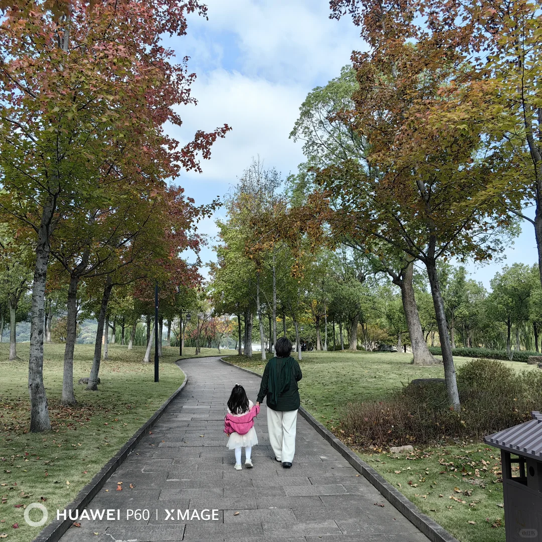 #湖南退休人深度玩杭州#撞进湘湖秋色里