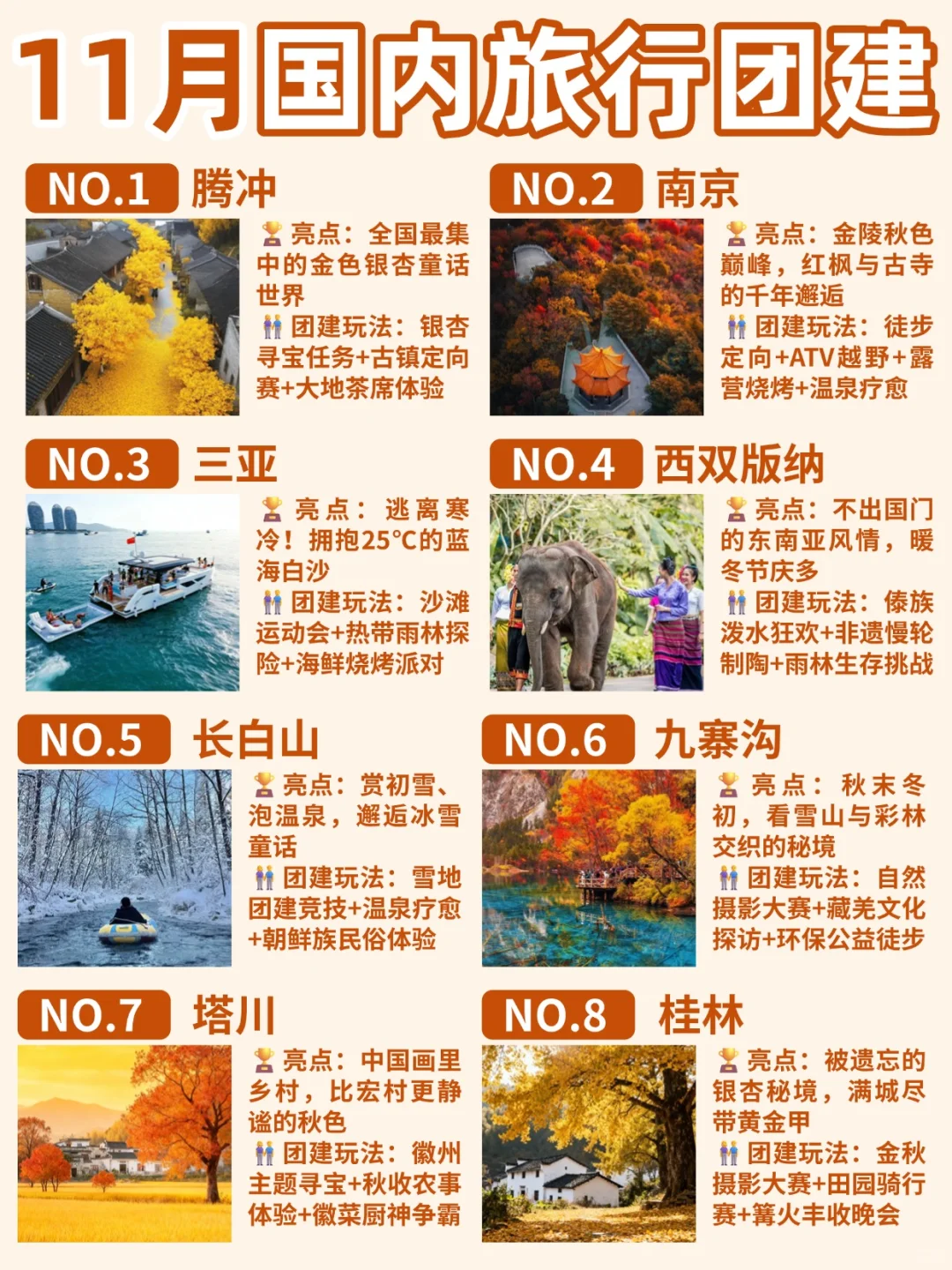 11月国内旅行天花板！8个赏秋好去处🍂