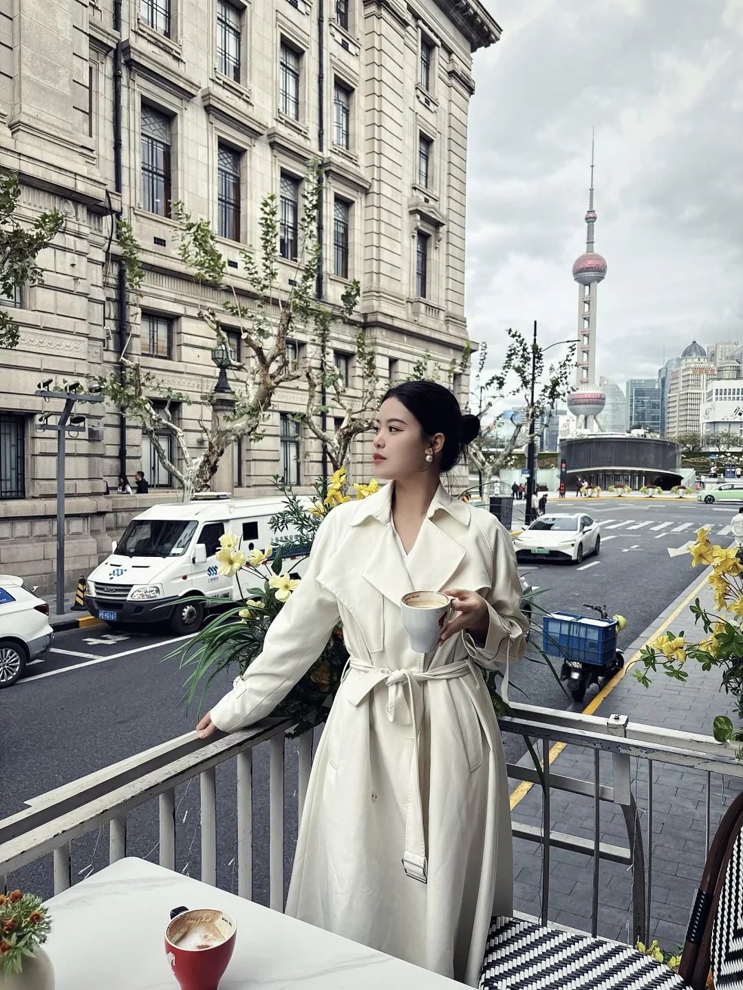 不是巴黎 是上海外滩！太chill了！