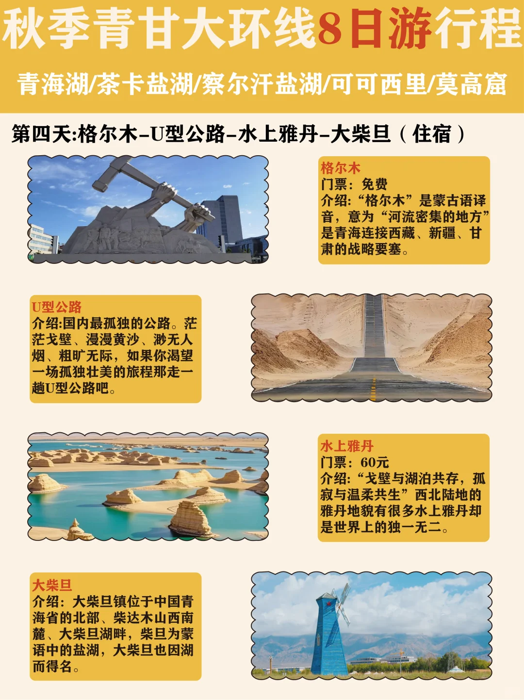 青甘大环线景点介绍丨纯玩小团丨包车丨拼车