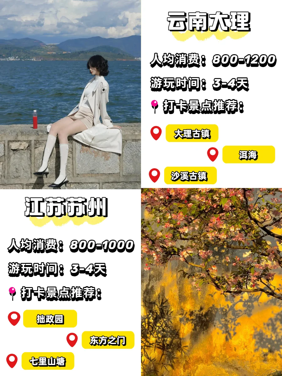 秋天旅游shou选！！超好玩的12个城市