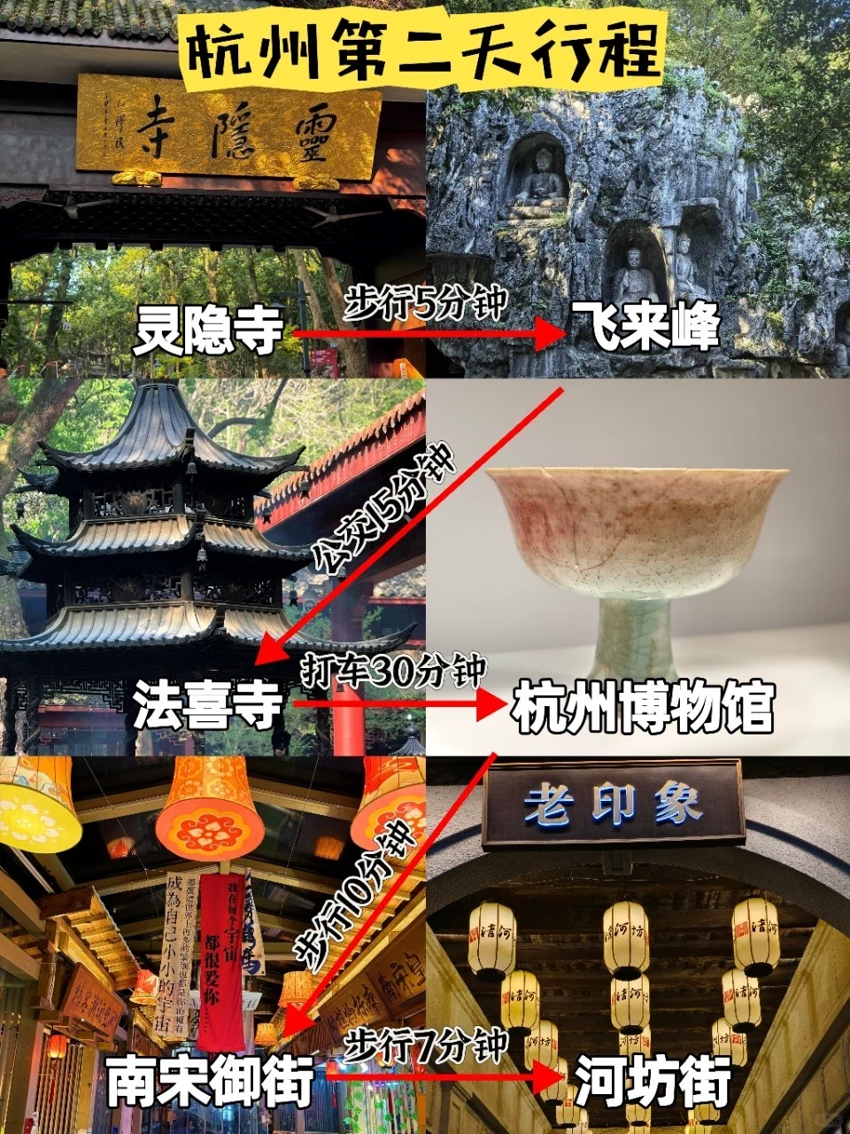 杭州3天2夜|超全逛吃攻略📍(附路线图)