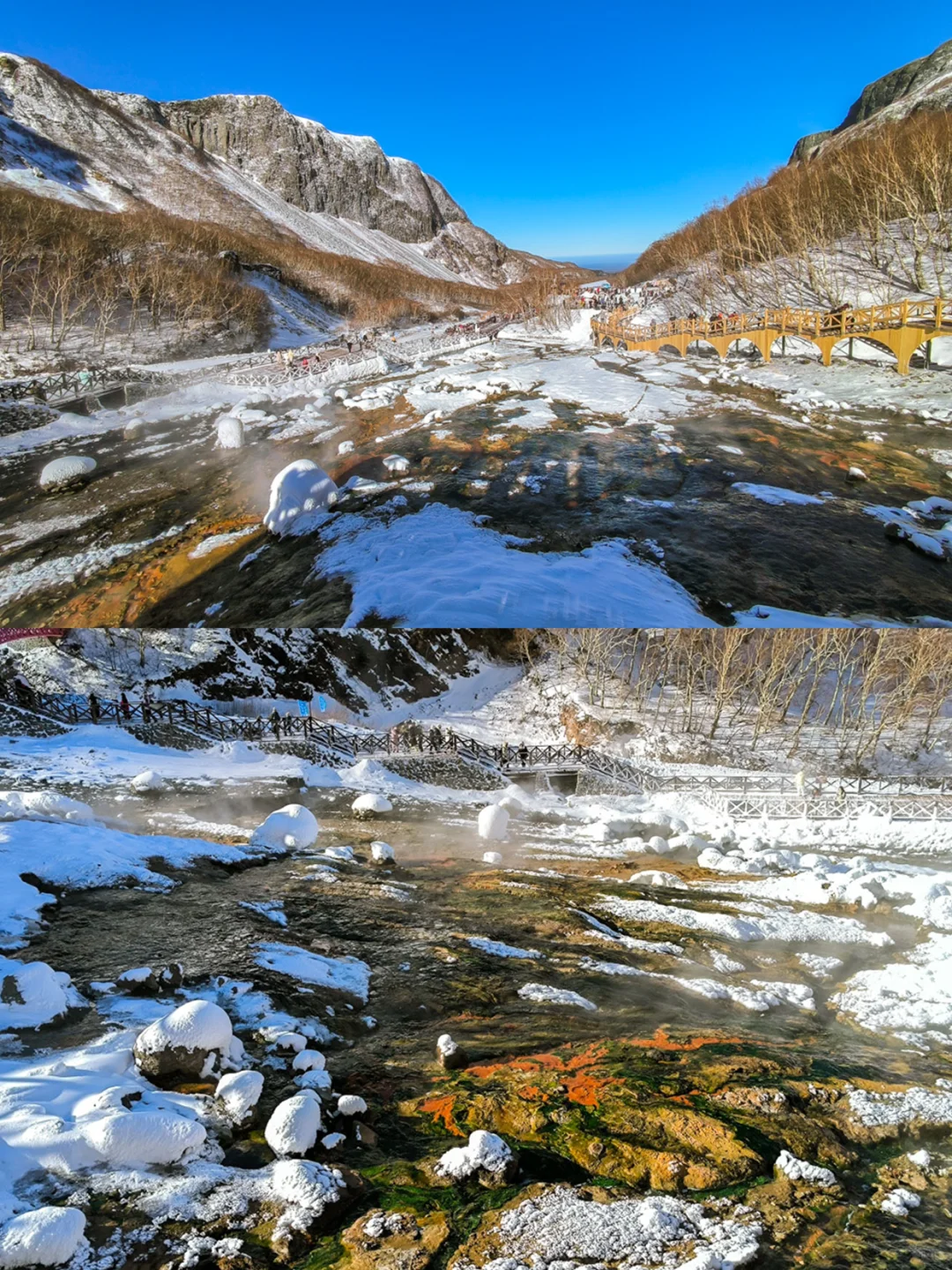 落雪后的长白山真的美呆了!!!