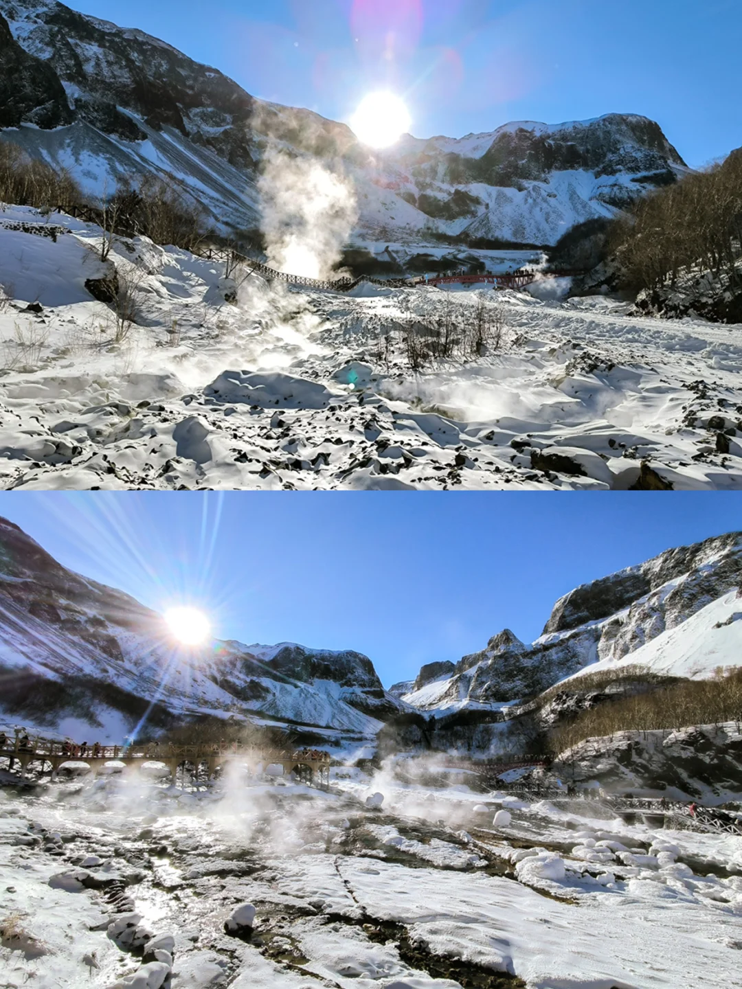 落雪后的长白山真的美呆了!!!