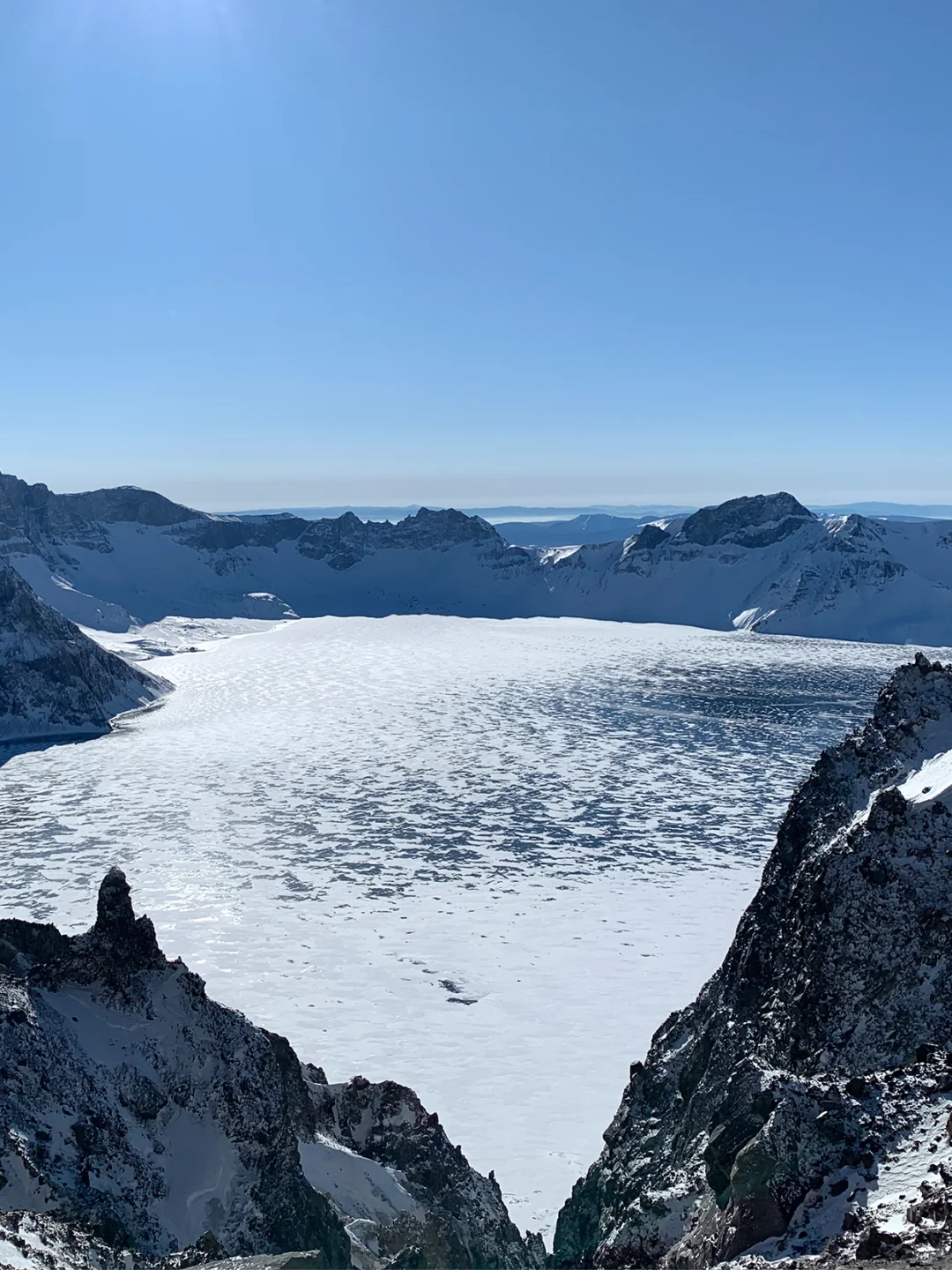 落雪后的长白山真的美呆了!!!