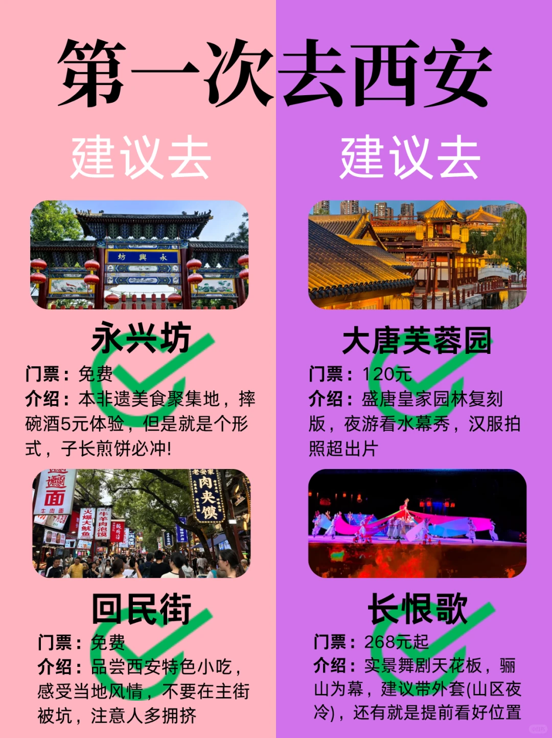 听劝❗西安景点红黑榜🚫千万不要踩坑了