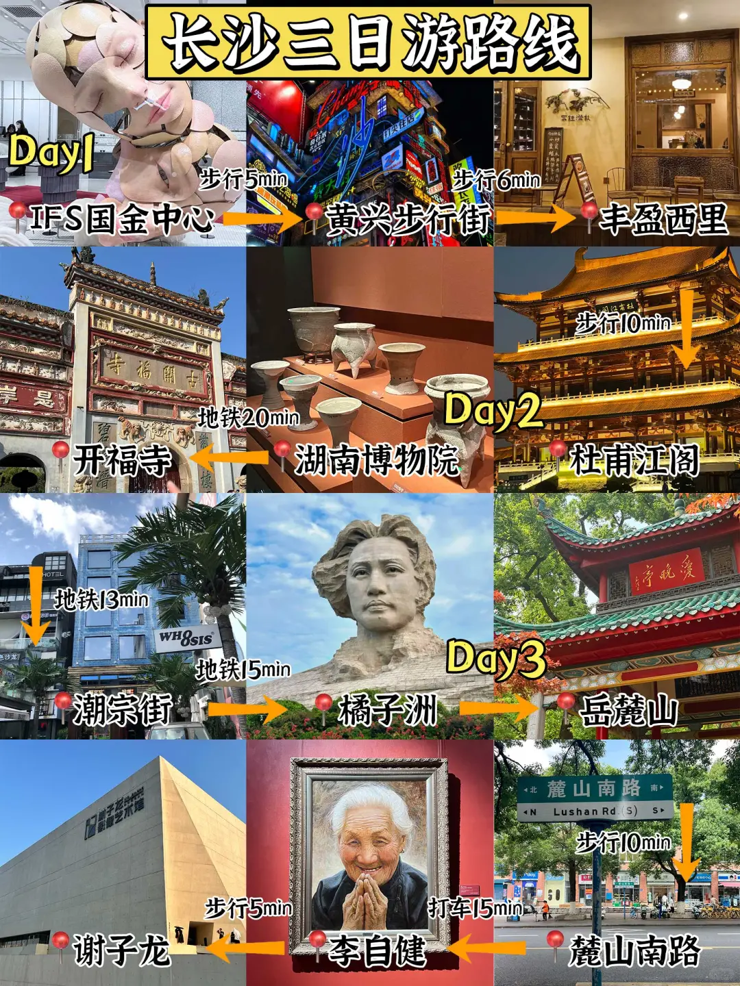 🌴05女大穷游长沙~三天两夜花费💰460.