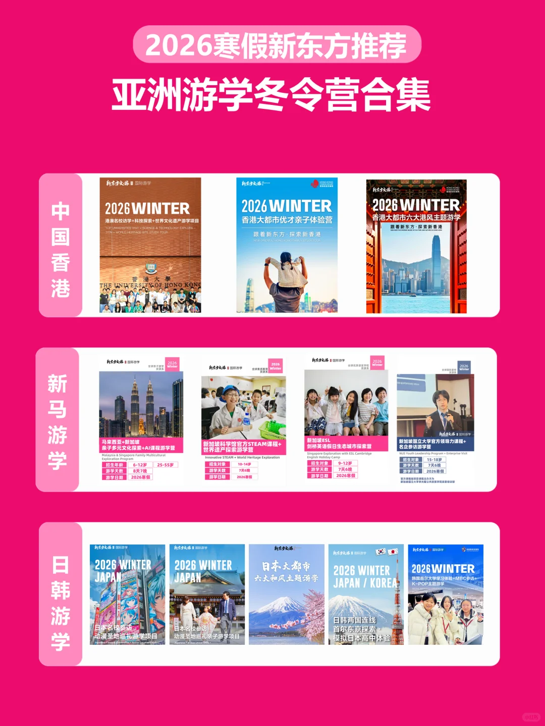 5-22岁寒假丨速码这份2026国际冬令营清单☝