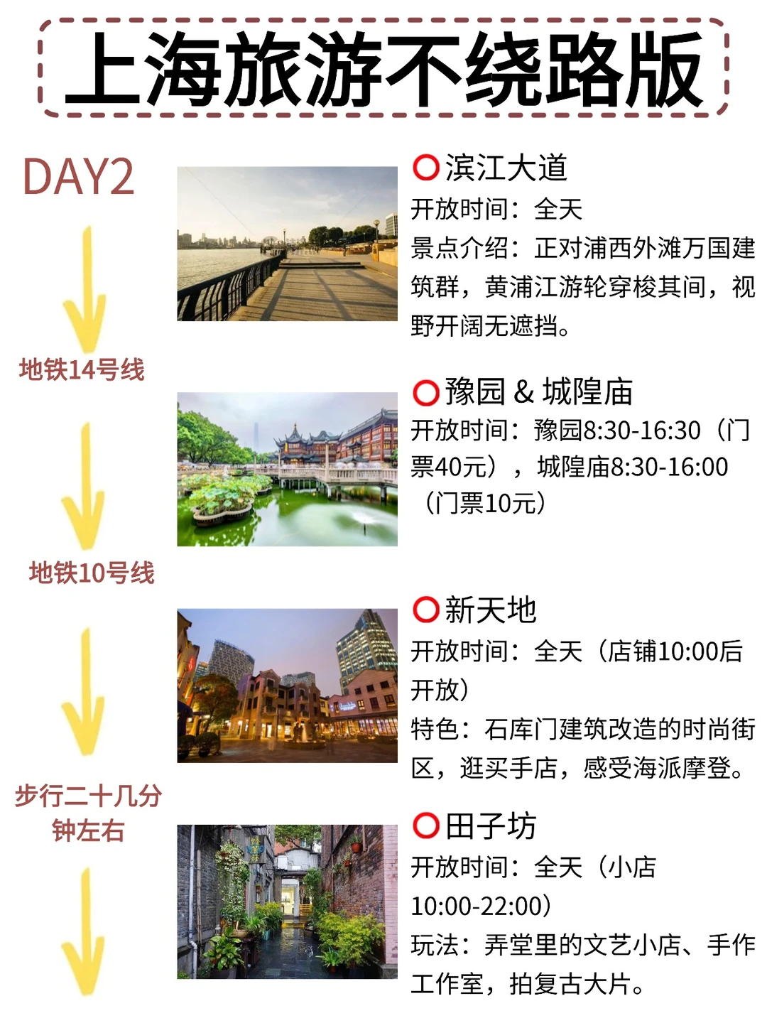 上海三天两夜 | 保姆级旅游攻略，不绕路！