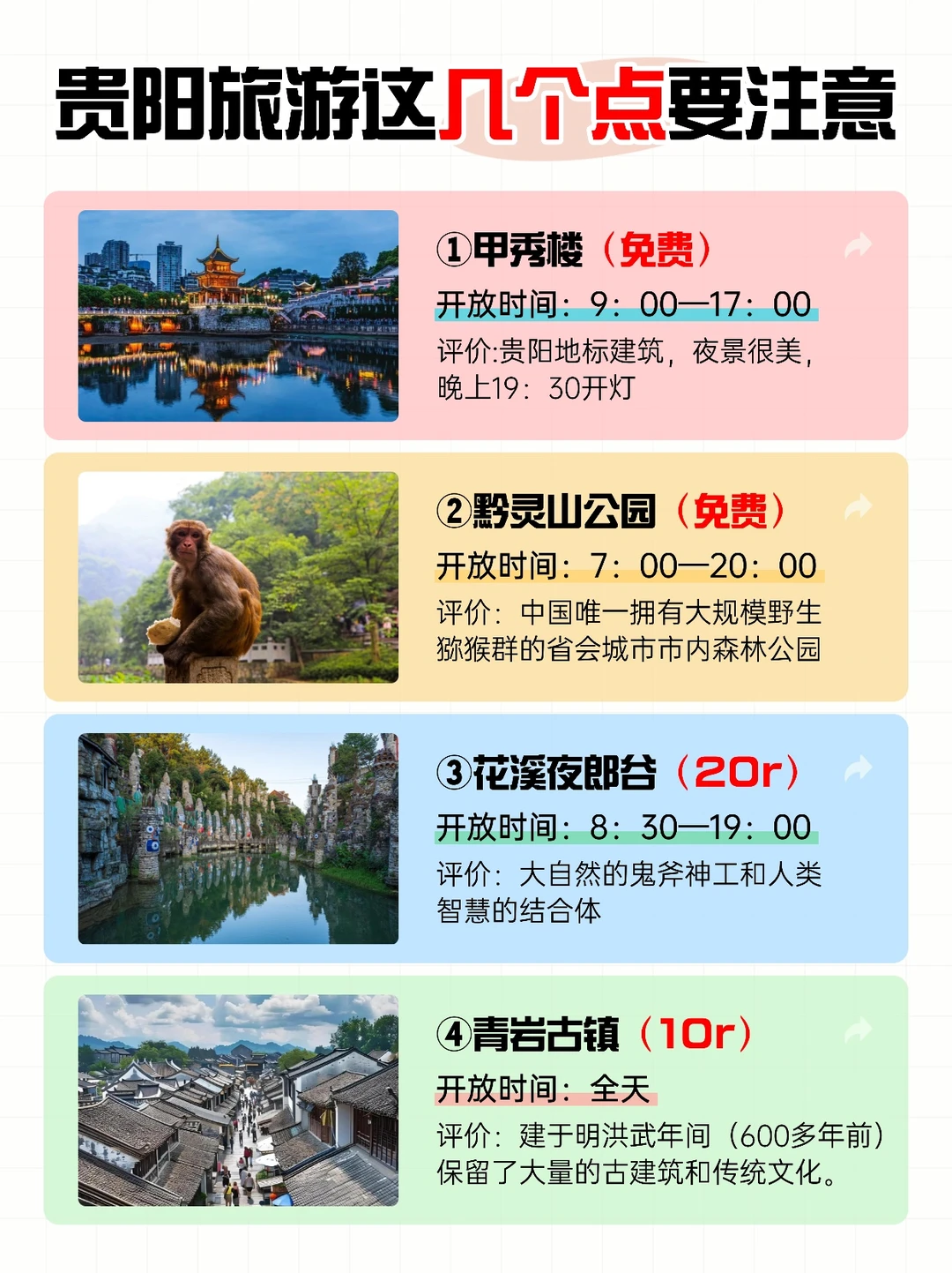 刚从贵阳旅游回来!只想说🌍避开坑点!