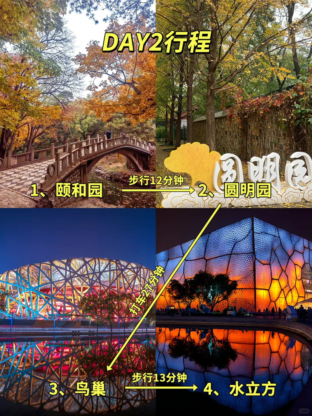 适合秋天游北京3天行程线路景点