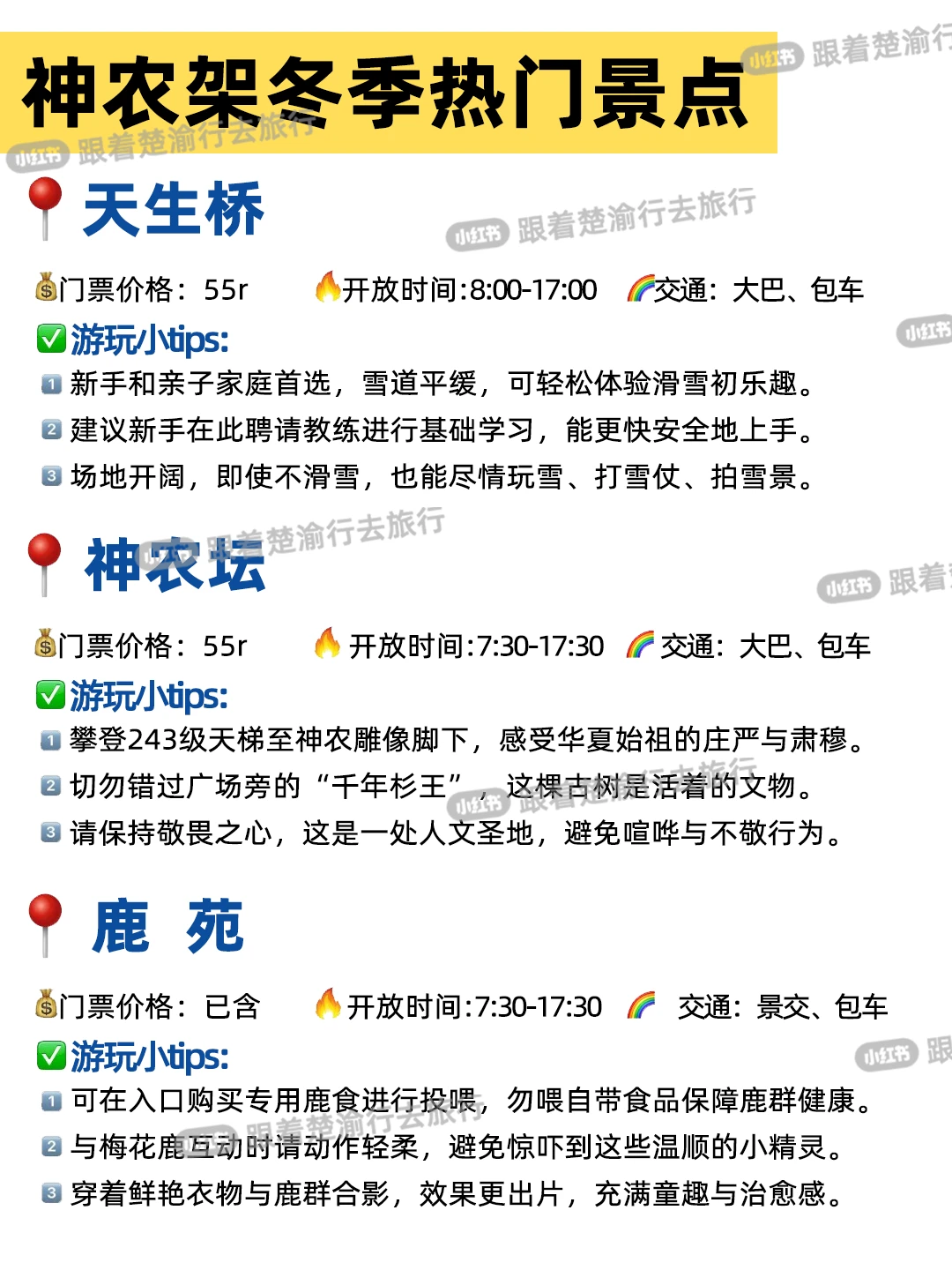 ⁉️神农架冬季指南|能玩到嗨的宝藏攻略