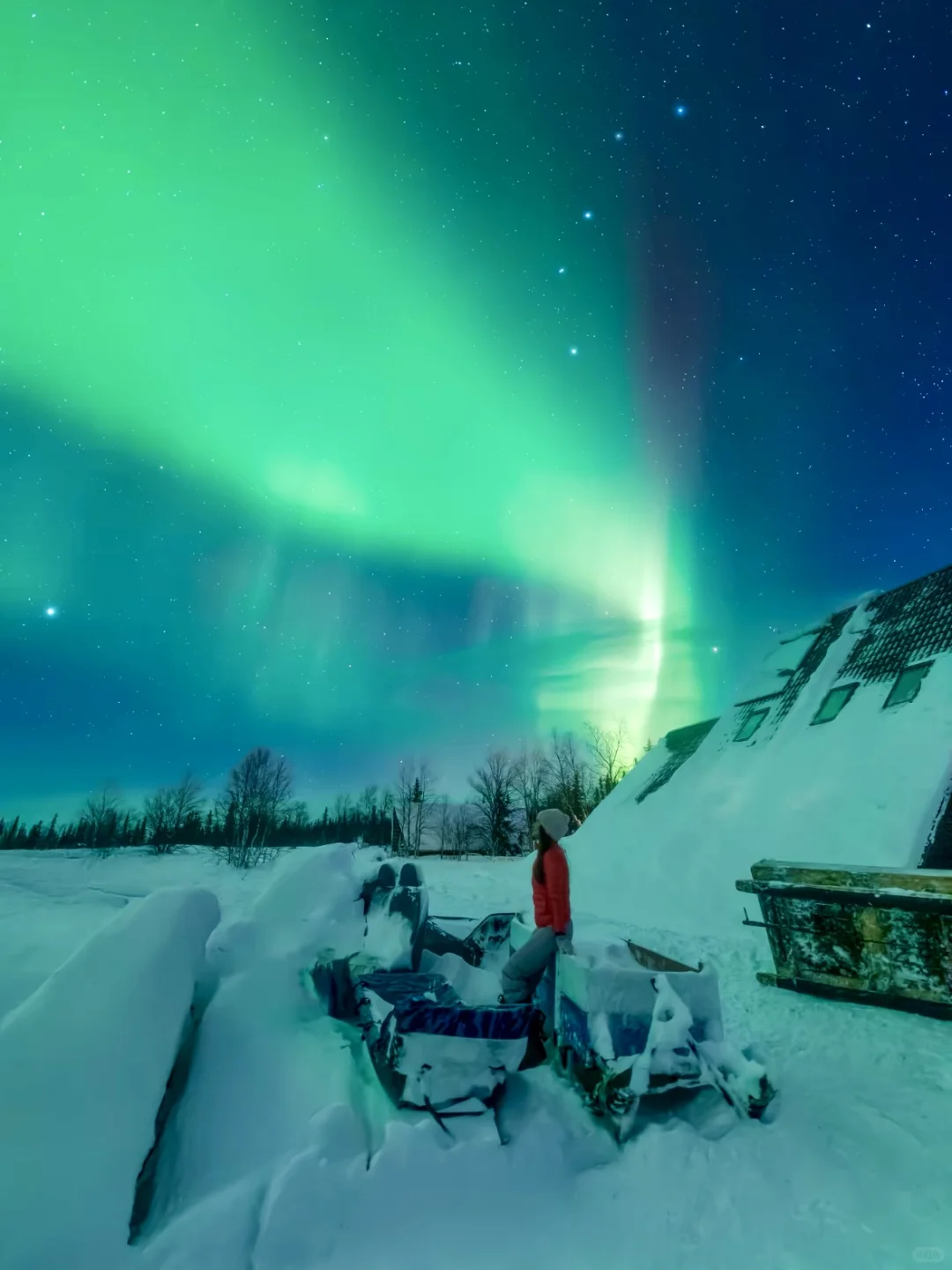 漠河📍中国唯一可以看到极光的地方！