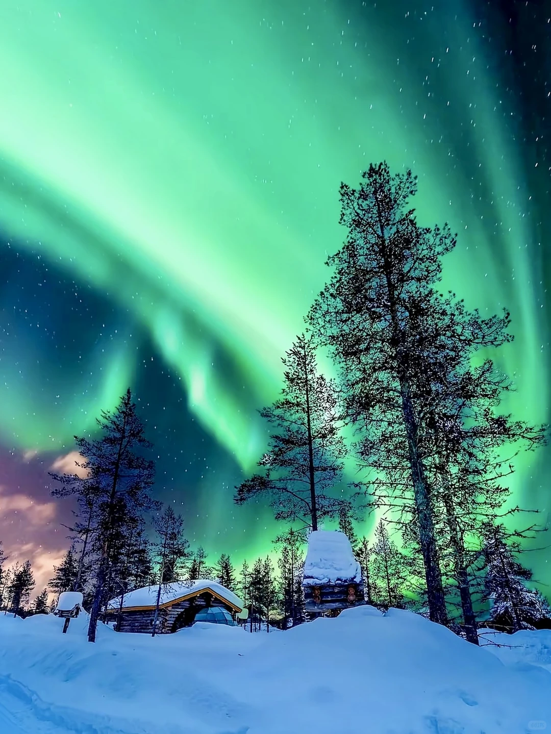 漠河📍中国唯一可以看到极光的地方！