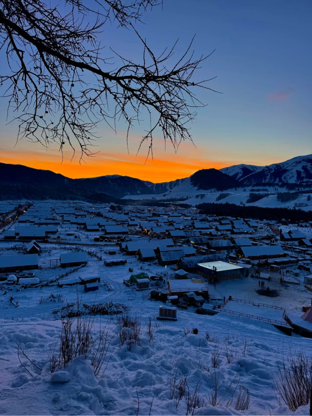 禾木11.18实况！一定要来冬天的阿勒泰，值得！
