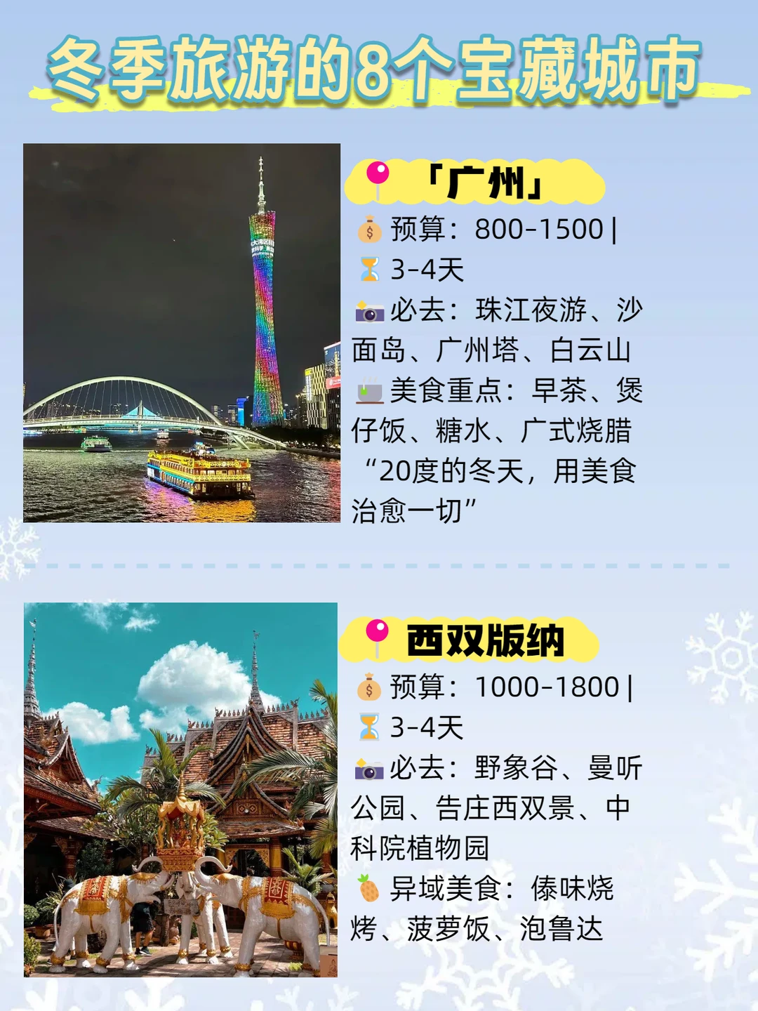 ❄️冬日出逃计划｜8个国内宝藏地，快收藏‼️