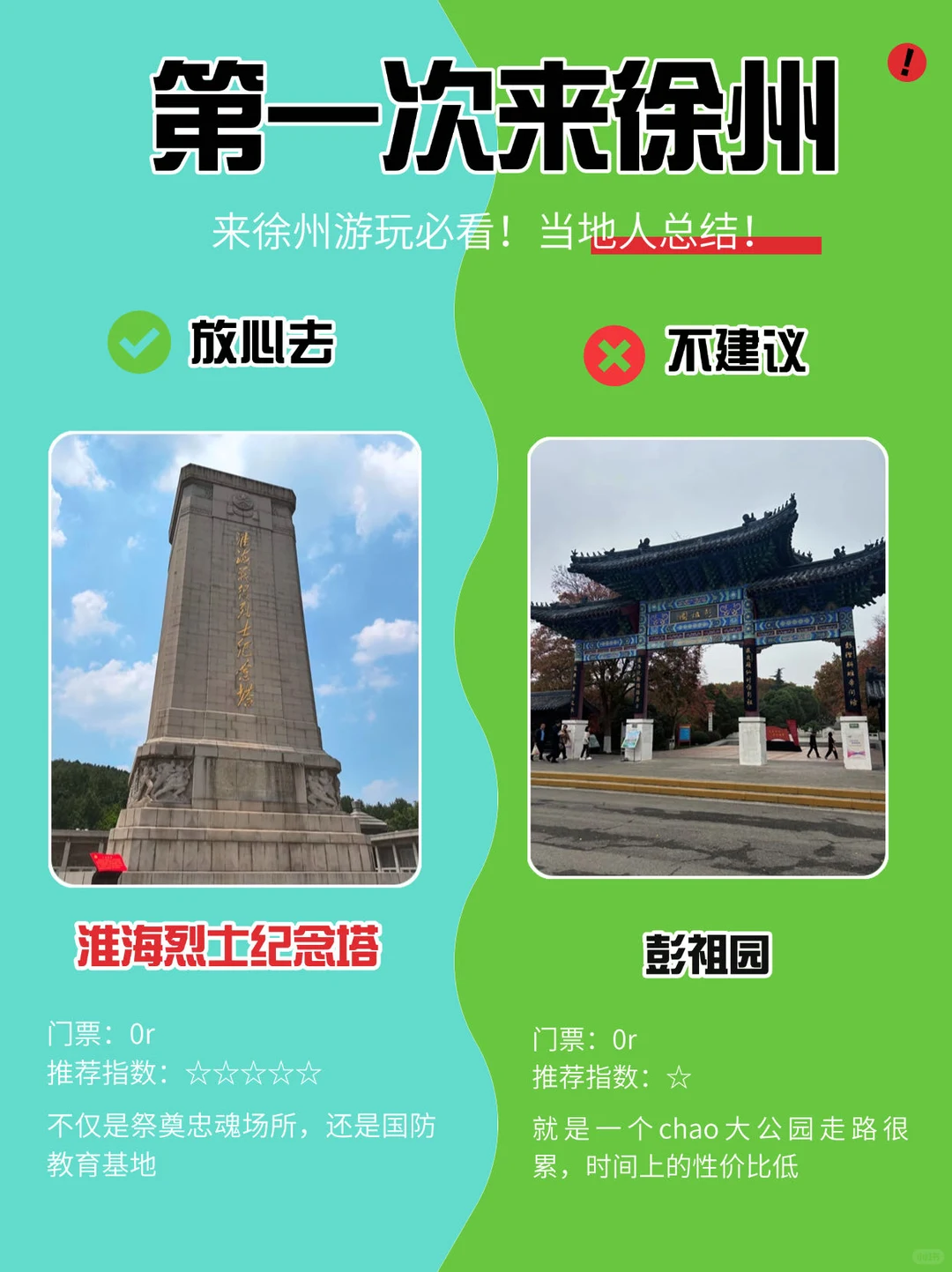 第一次来徐州玩，来徐州旅游必看！