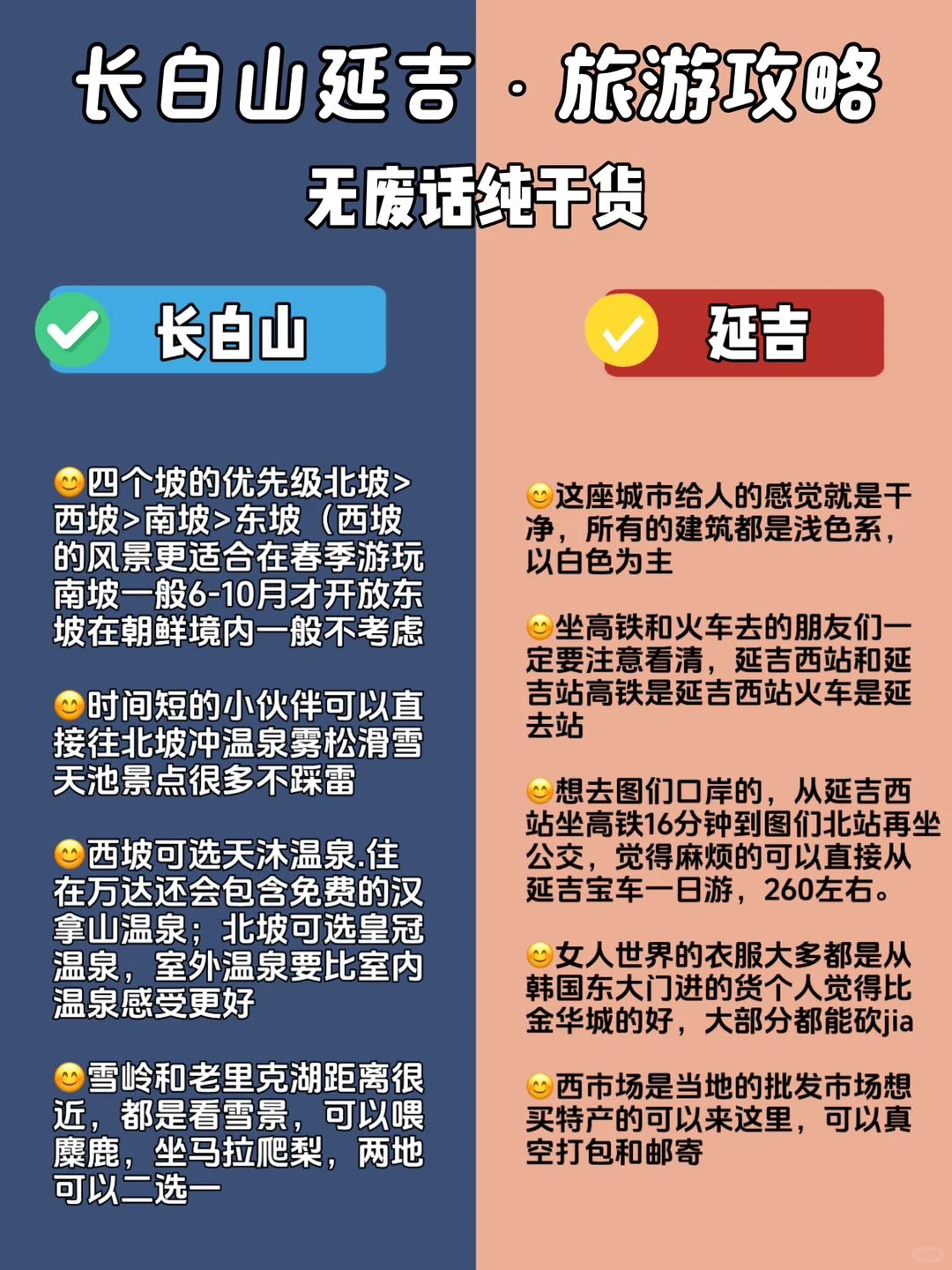 长白山延吉旅游攻略❄仅1k+玩到爽