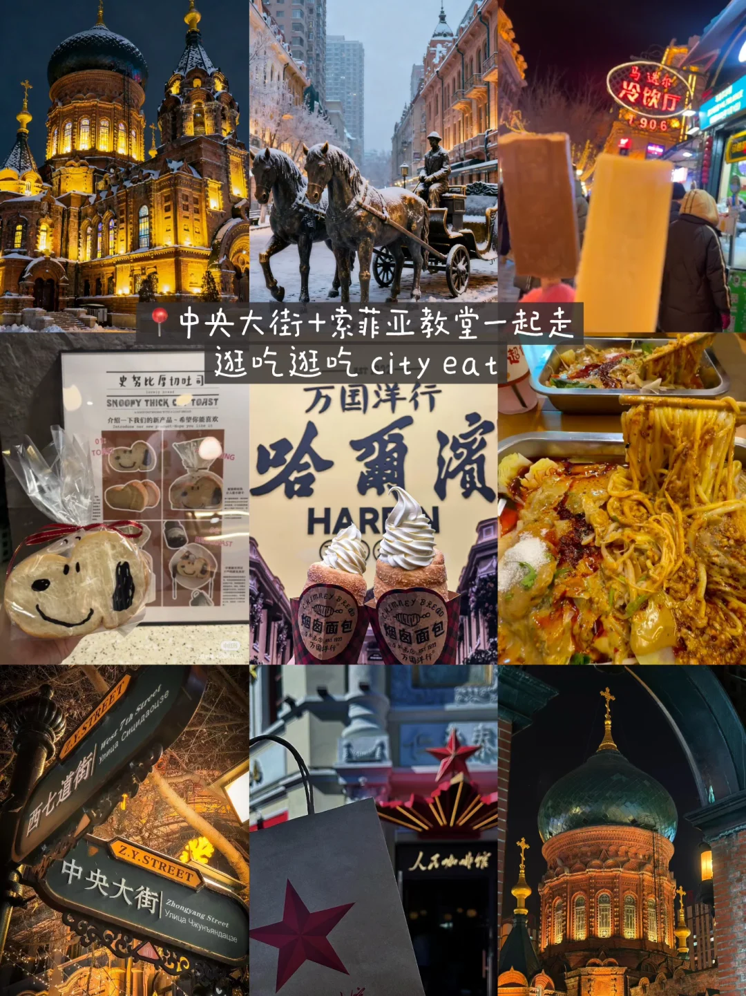 ️冬天去哈尔滨 J人整理必玩指南📖‼️