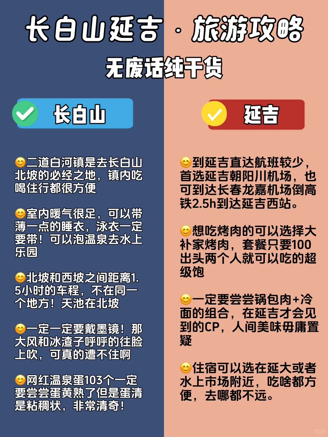 长白山延吉旅游攻略❄仅1k+玩到爽